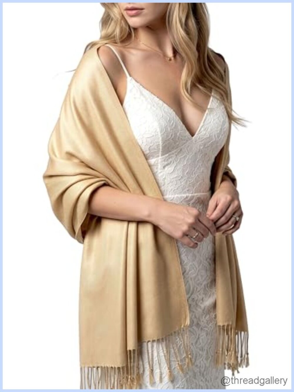 Lightweight Pashmina Scarf Shawl Wrap Viscose Acrylic Evening Dress Bridesmaid